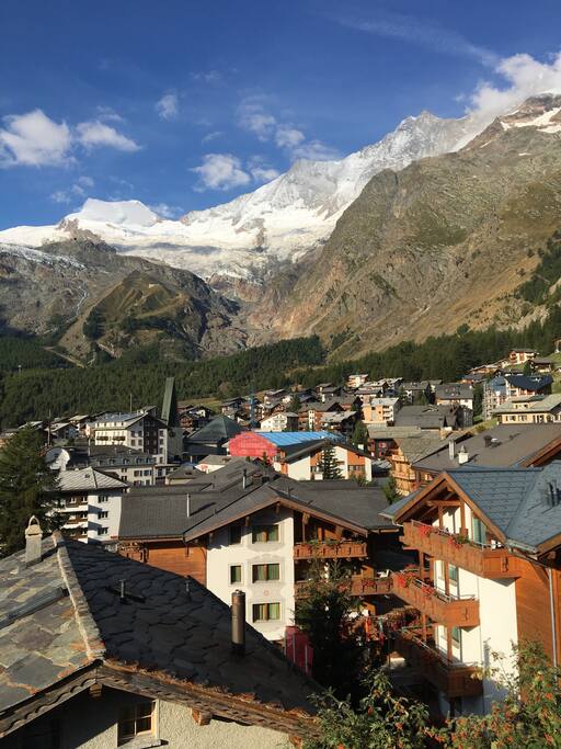 Die Aussicht vom Chalet Valeria