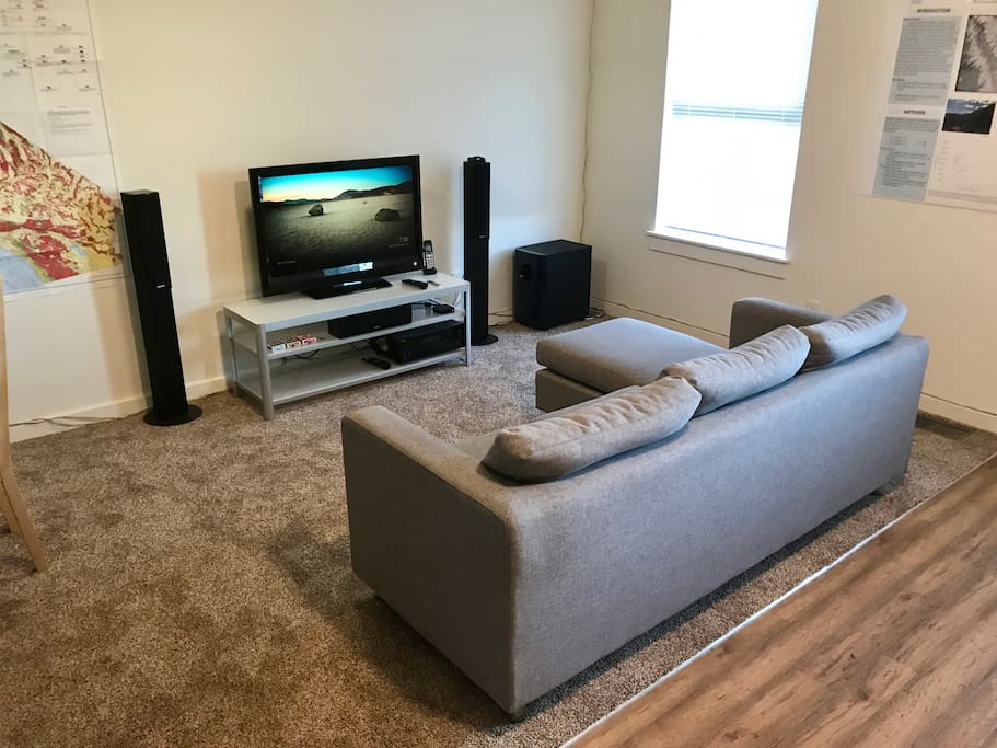 Living Area - Sofa & TV