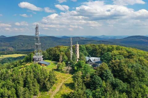 Apartment  overlooking the Lusatian Mountains