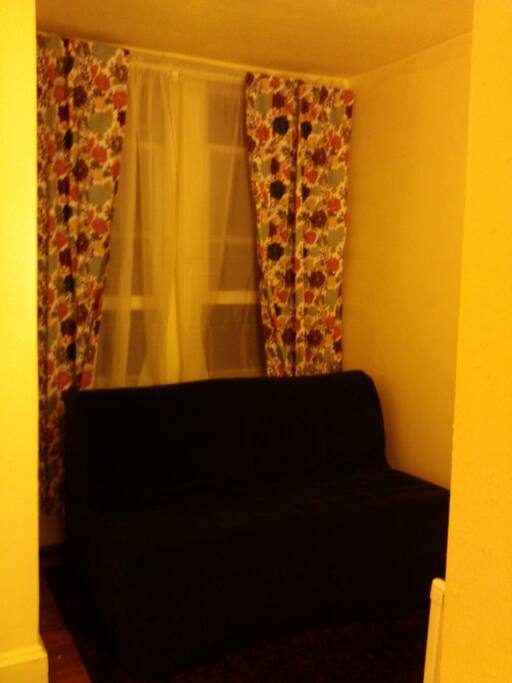 The windows give you a bright morning wakeup! In the summer, there will be an airconditioner in one.