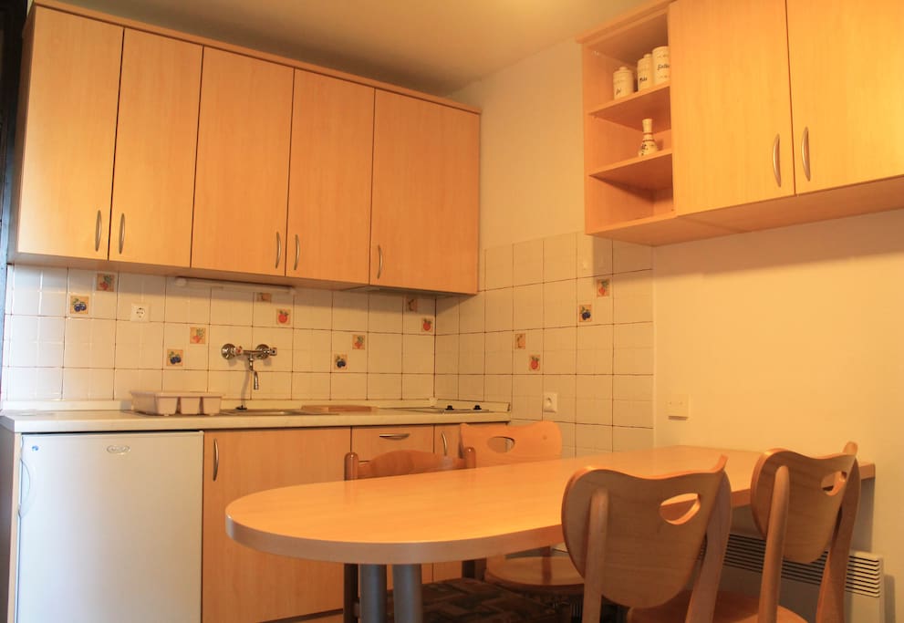 Kitchen with dining room