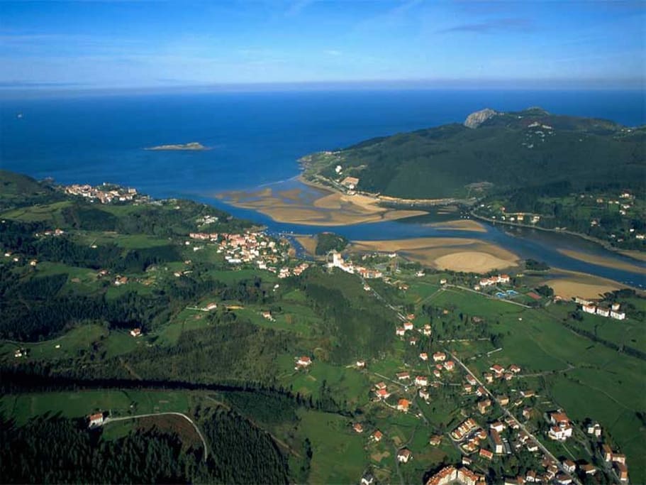 Urdaibai vista aéra