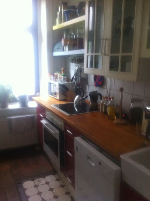 typisch hamburger Küche zur Mitbenutzung