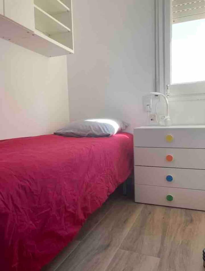 Bedroom one single bed 