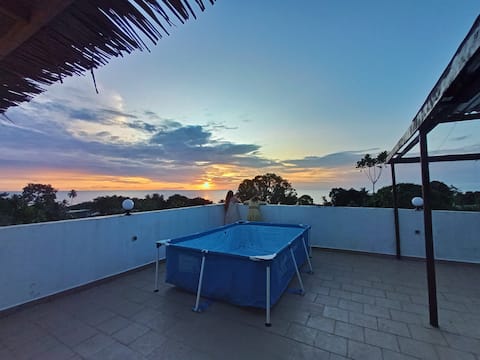 TERASZ: Villa - 4Bedrooms + Rooftop >🏖🚶♂️⏱:3min