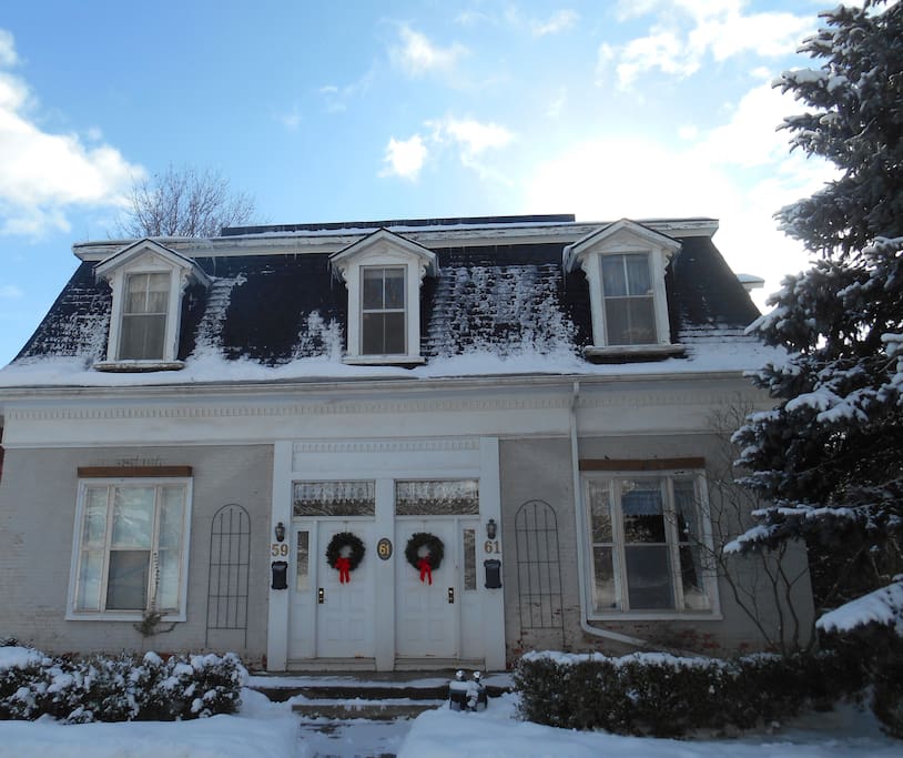 This is our home in the winter.