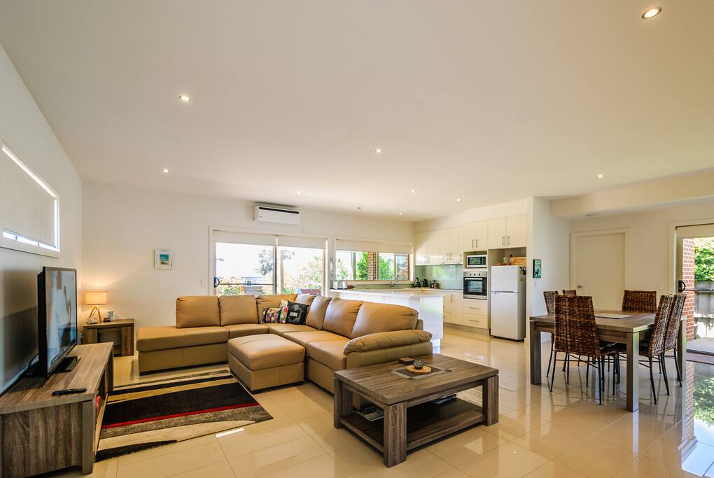 Spacious family living area...