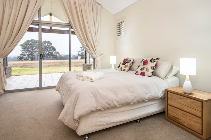 Master bedroom with stunning views