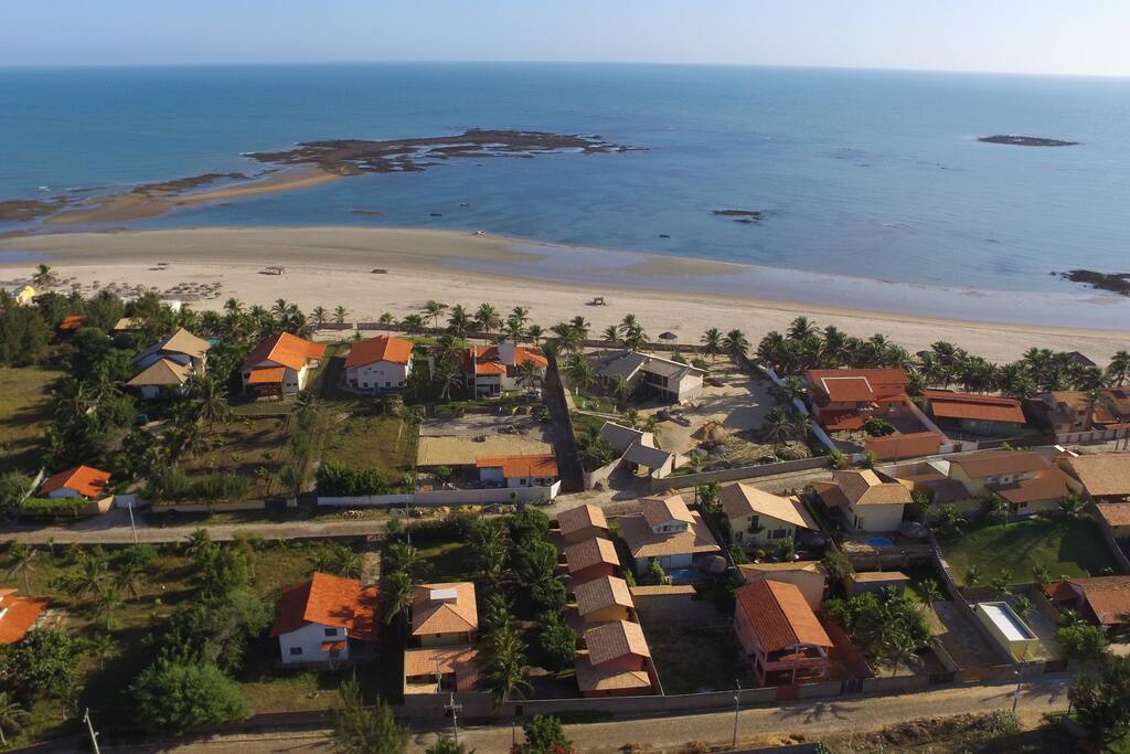 Vista aérea a partir do condomínio - Vista do mar