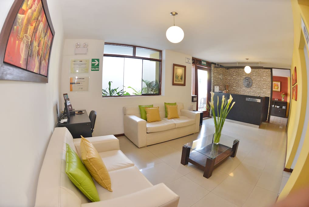 Nuestro lobby del hotel.