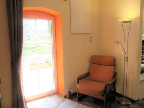 Erfolgreiche Airbnb-Immobilie: A stay in a stork village 1 (with AC) in Oberhavel