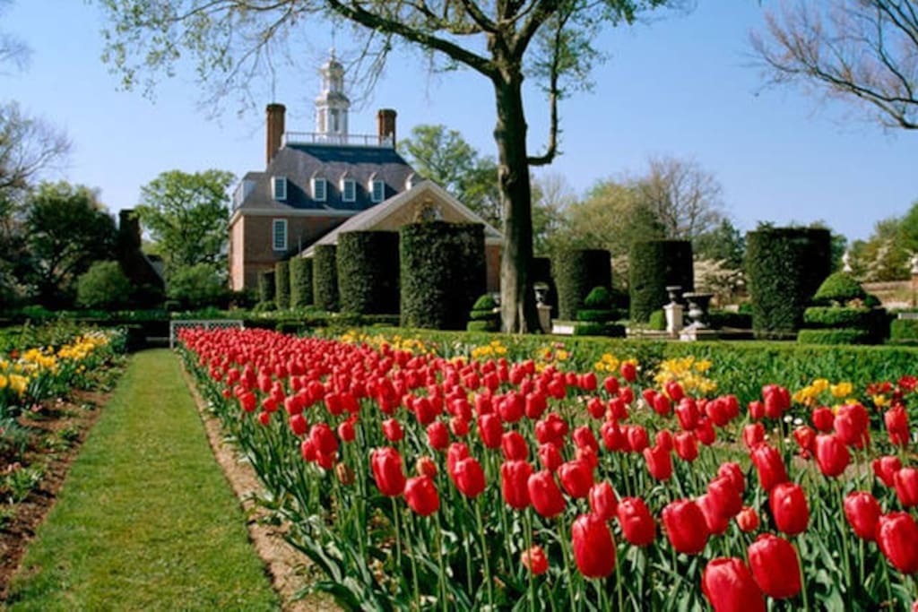 Spring time is a beautiful time to visit Williamsburg!