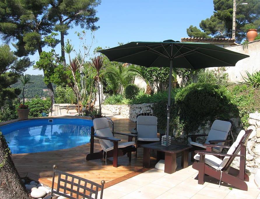 Relax by the pool and enjoy the panoramic view!