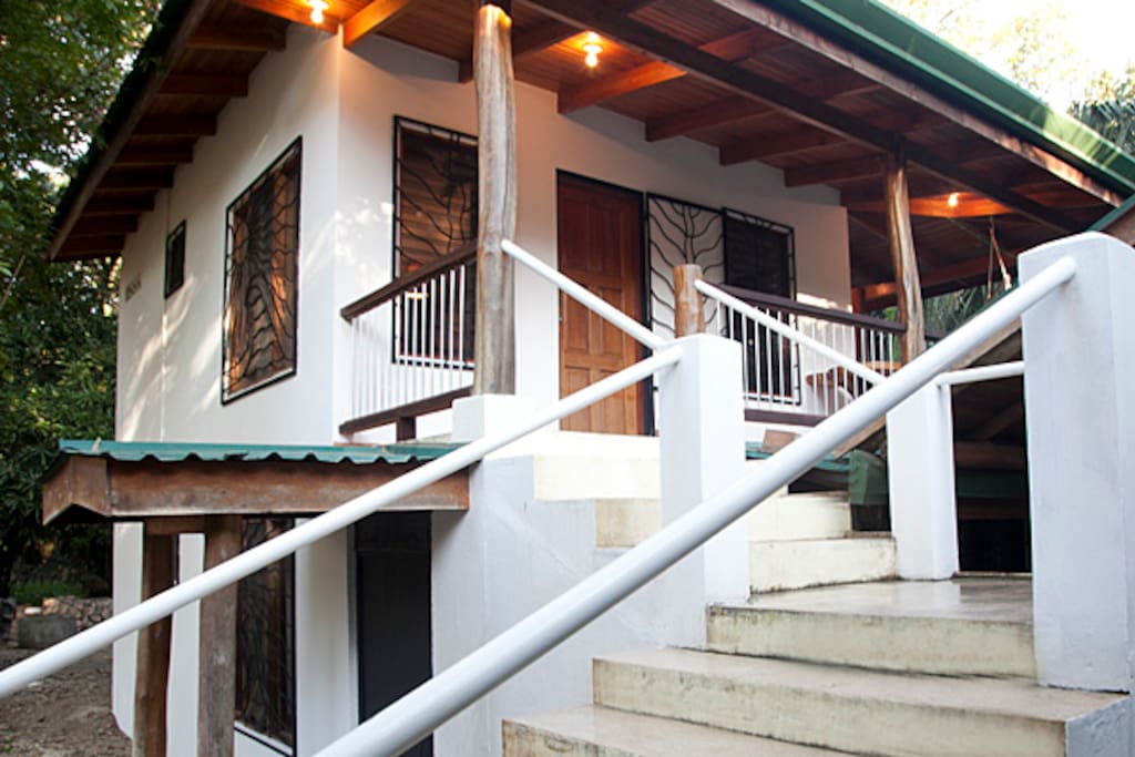 Your beach home is located on the 2nd floor and offers old school Costa Rican charm.