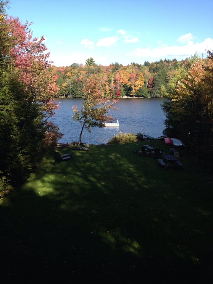 Waterfront Camp Cabins for Rent in Goshen, Massachusetts, United States