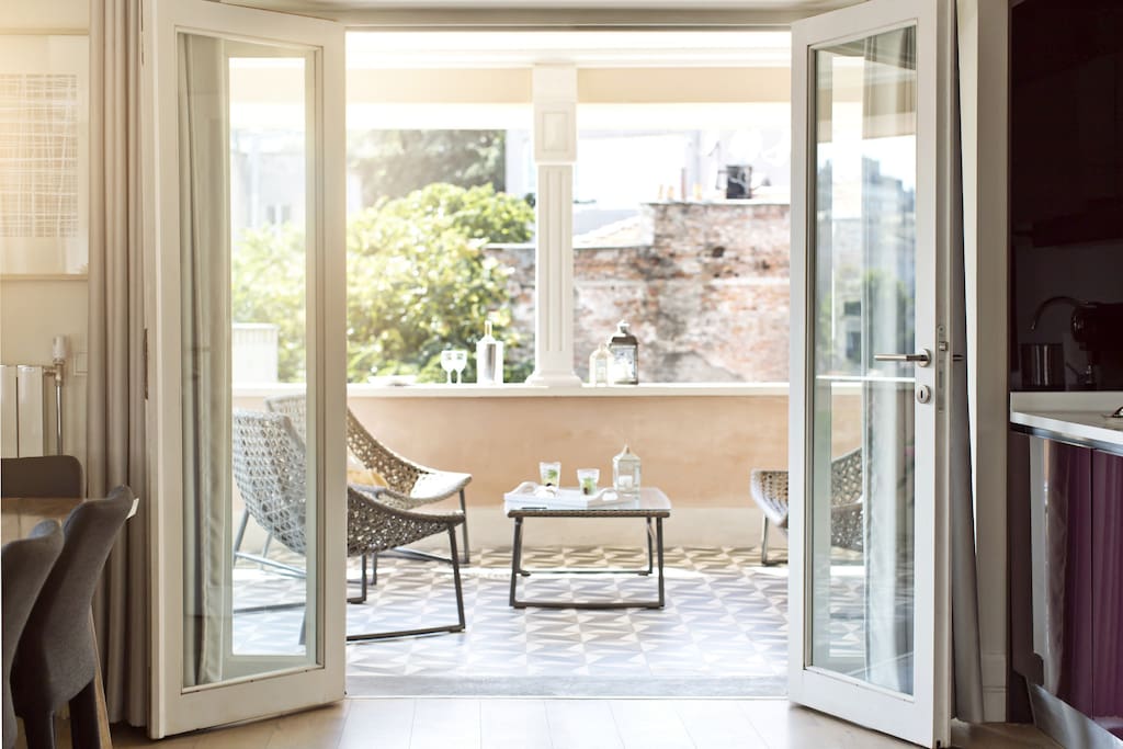 40 sqm terrace