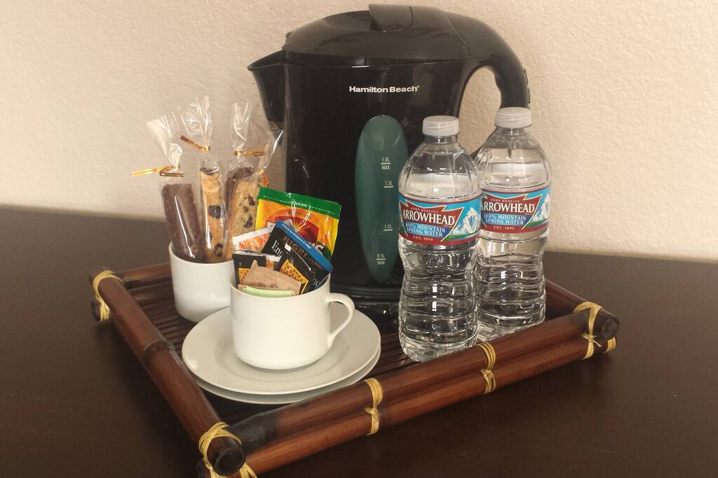 Enjoy in-room refreshments at your leisure.