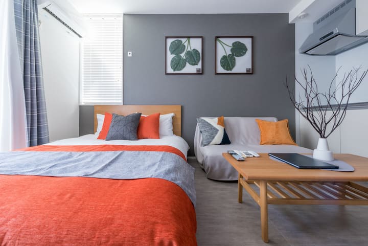 楽 新築 高級ベッド 駅徒歩4分 海岸まで3分 江ﾉ島 水族館徒歩圏内 Netflix付き 借りられるアパートホテル Fujisawa Shi Kanagawa Ken 日本