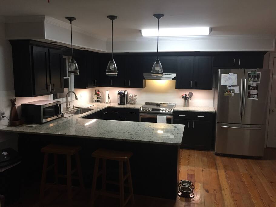 Newly remodeled kitchen