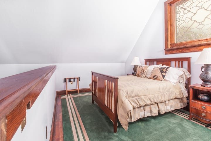 Bridge Cottage Loft bedroom with double bed