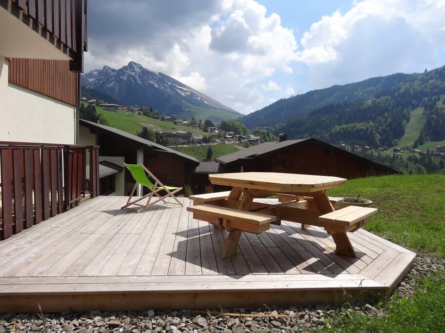 Vue sur l'Etale depuis la terrasse