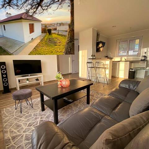 Entire house with garden and beautiful view