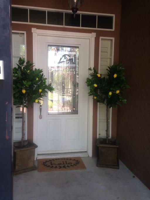 A Welcoming entrance