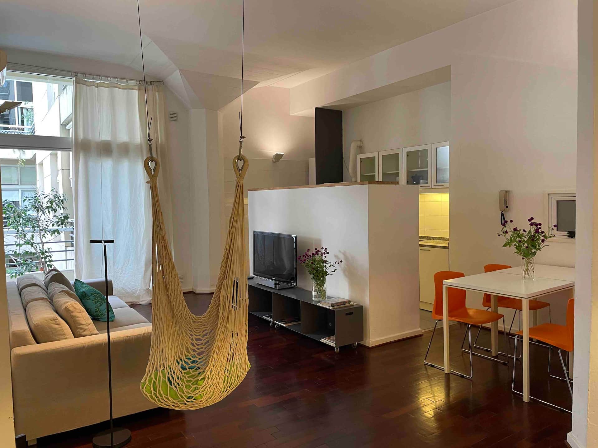 Cheerful and bright apartment