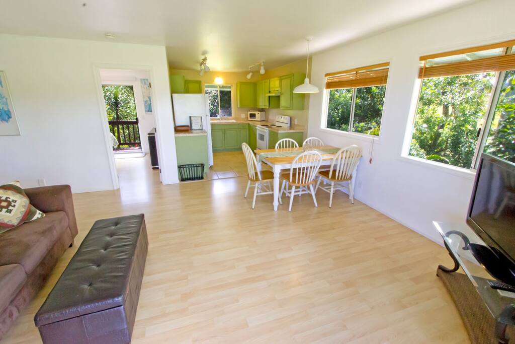 Living Room into Kitchen