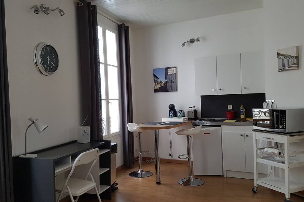 Vue depuis la porte d'entrée