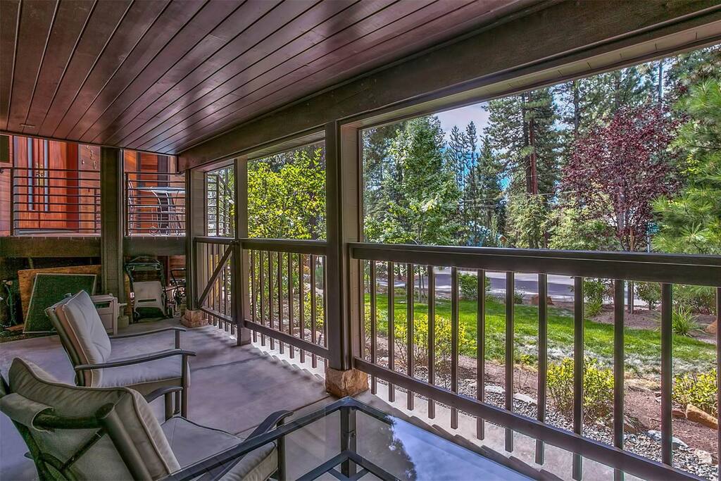 Downstairs patio