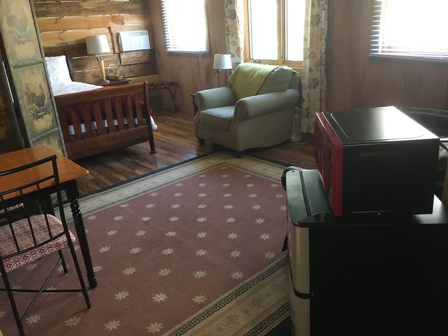 Private entrance, plus side entrance into barn for horse owners.
