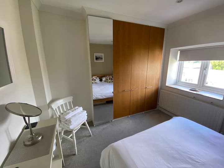 Main bedroom with spacious built  in wardrobes