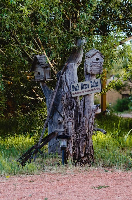 Entrance to bunkhouse area