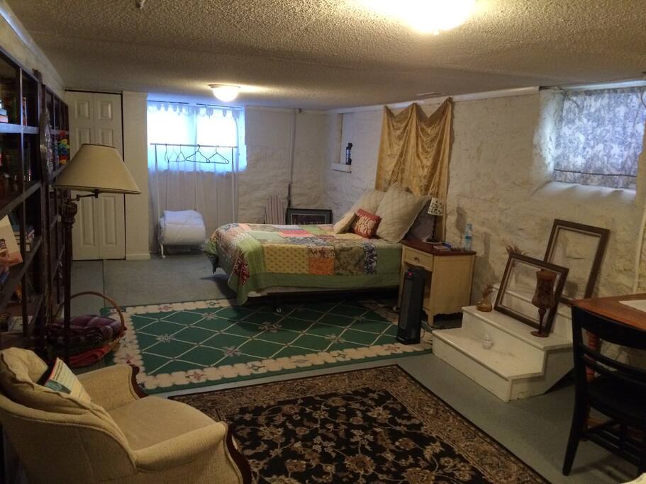 A view of most of the room
