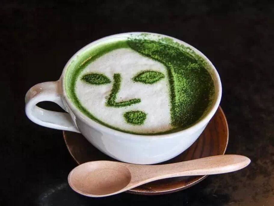 打卡必去 京都艺伎脸谱抹茶拿铁 京都旅游攻略 尽在airbnb爱彼迎