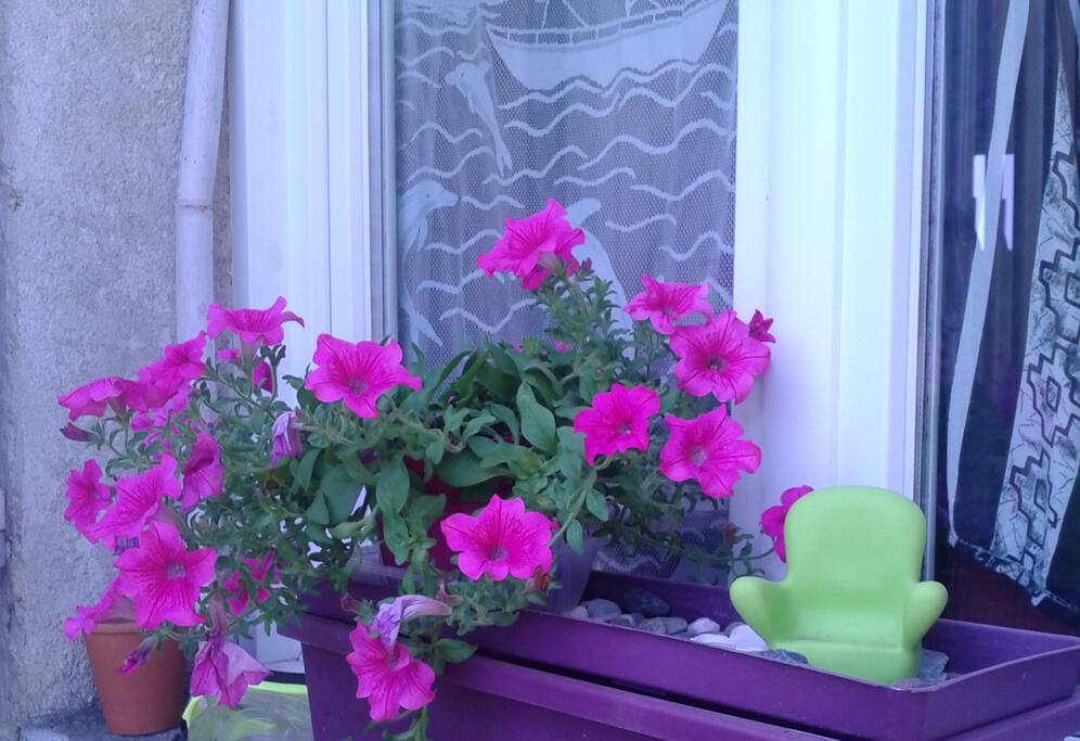 détail fenêtre 1ère chambre