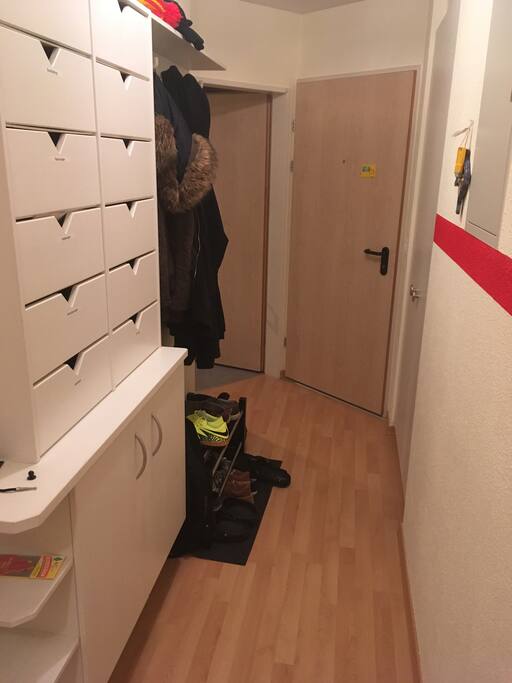 Garderobe und Gang