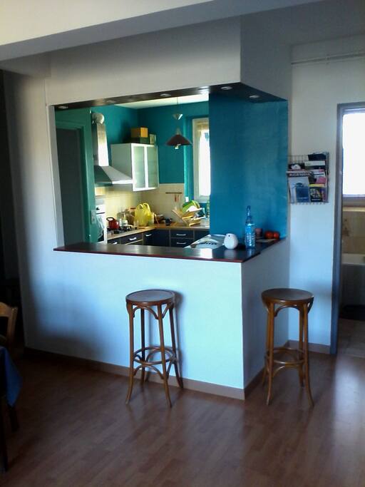Cuisine traversante avec Bar
