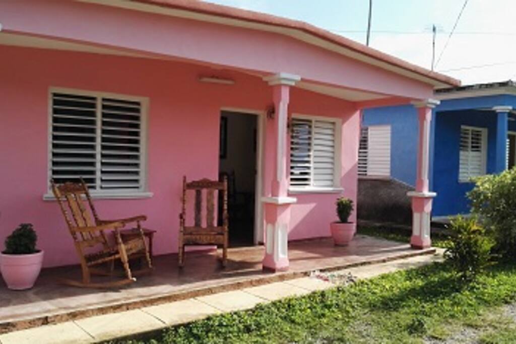 frente de la casa