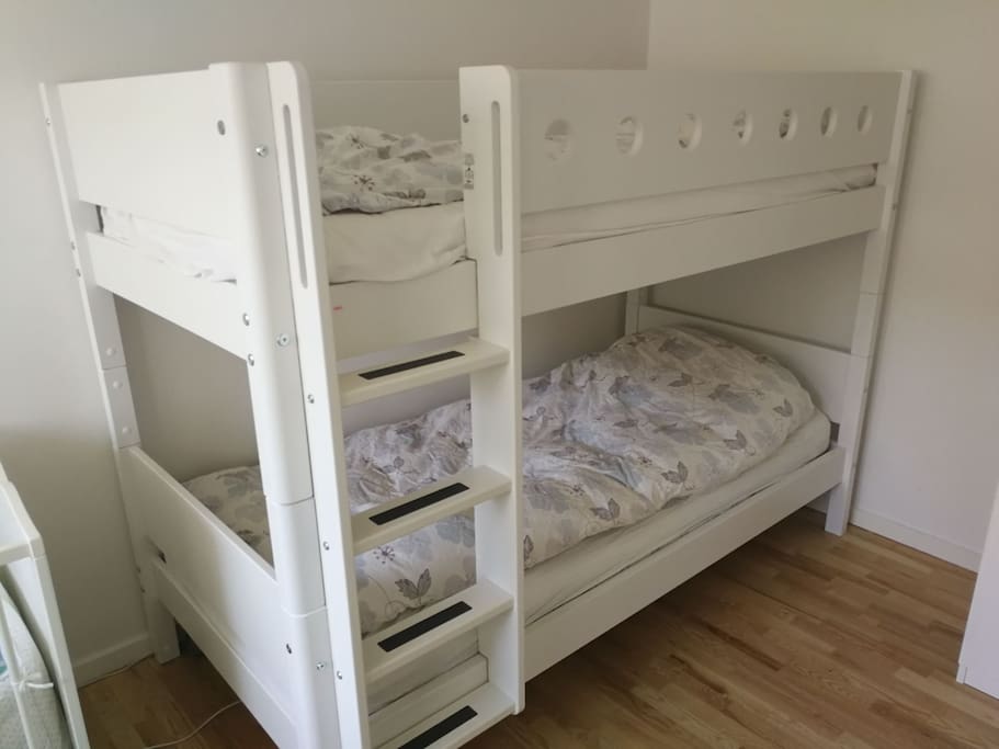 Bedroom 2 with adult sized bunk beds
