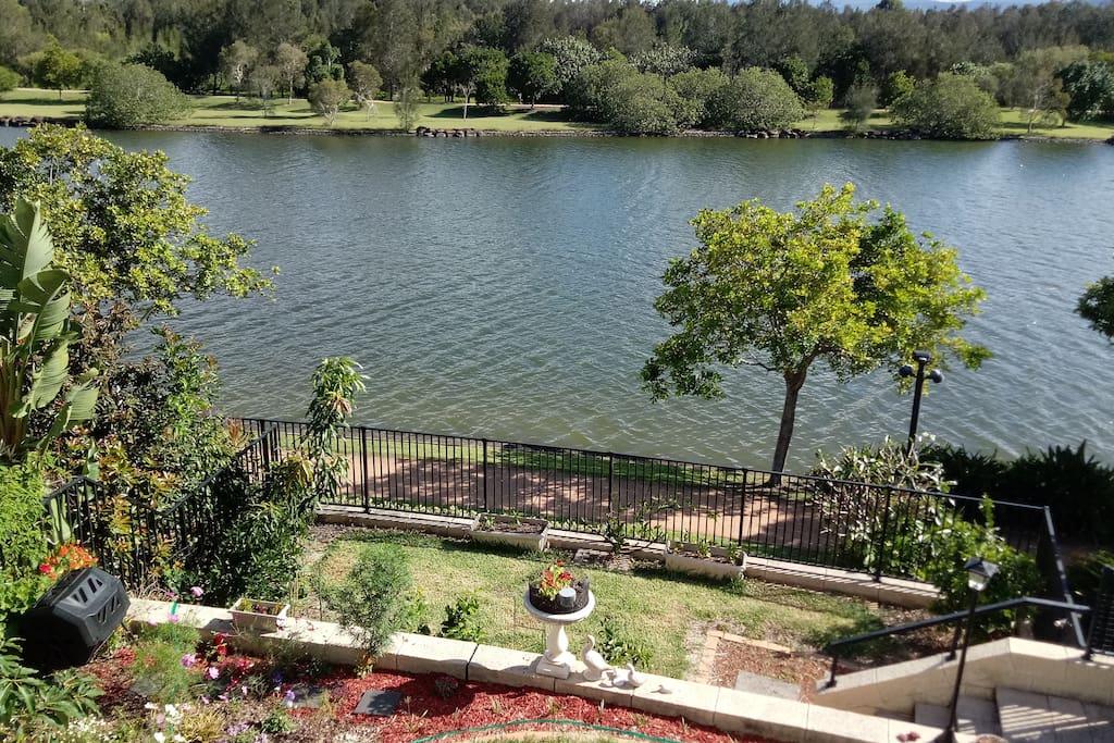View from upper balcony