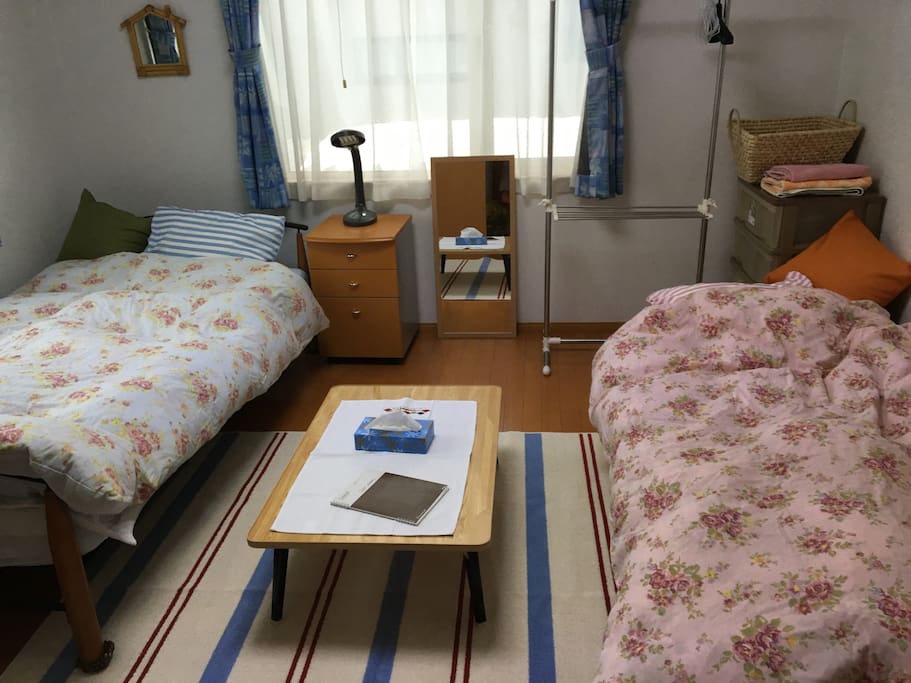There are two beds If you need other bed ,you can use Futon