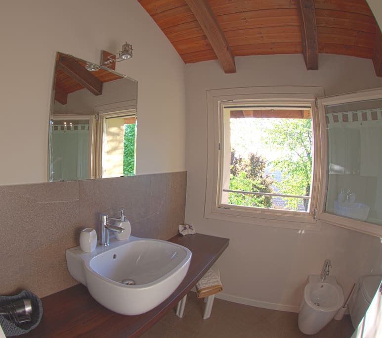 Bagno privato con doccia