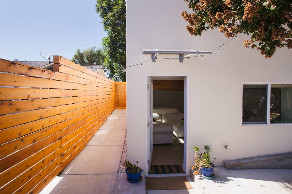Separate entrance