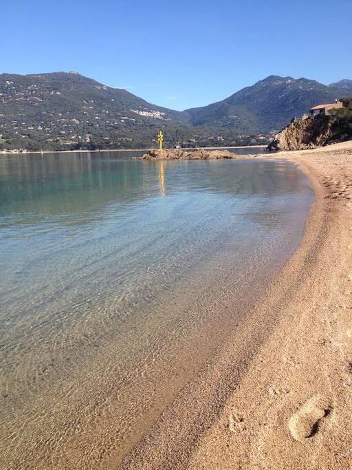 plage à 5 mn de la maison à pied
