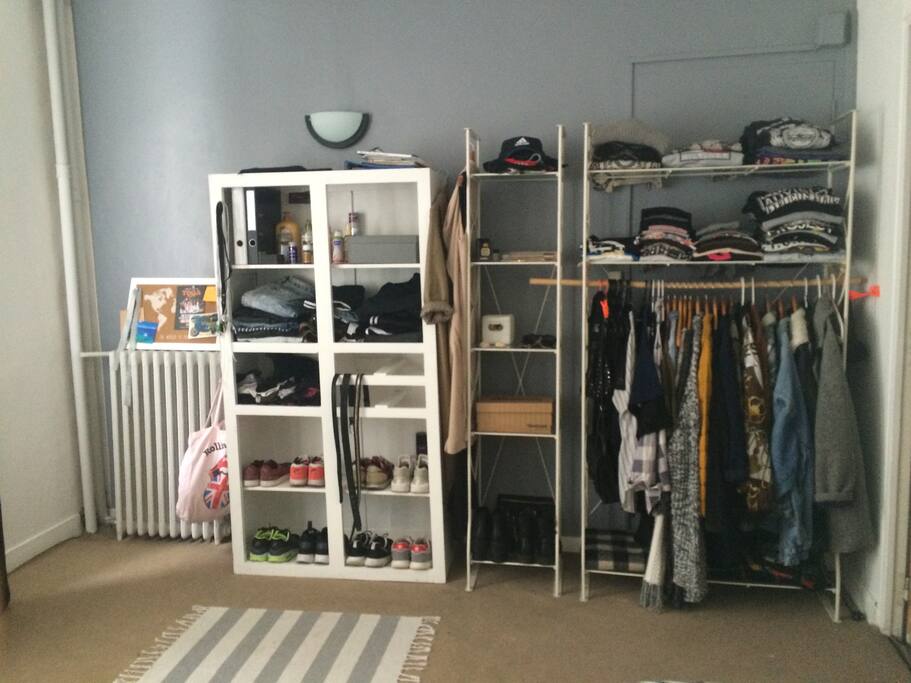 Room - open wardrobe