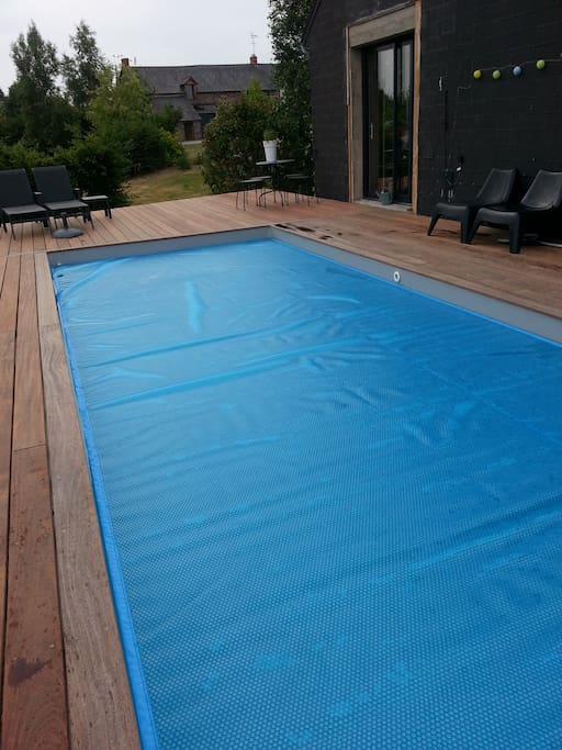 piscine chauffée 9*3m