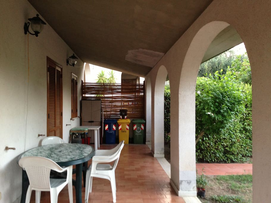 The patio