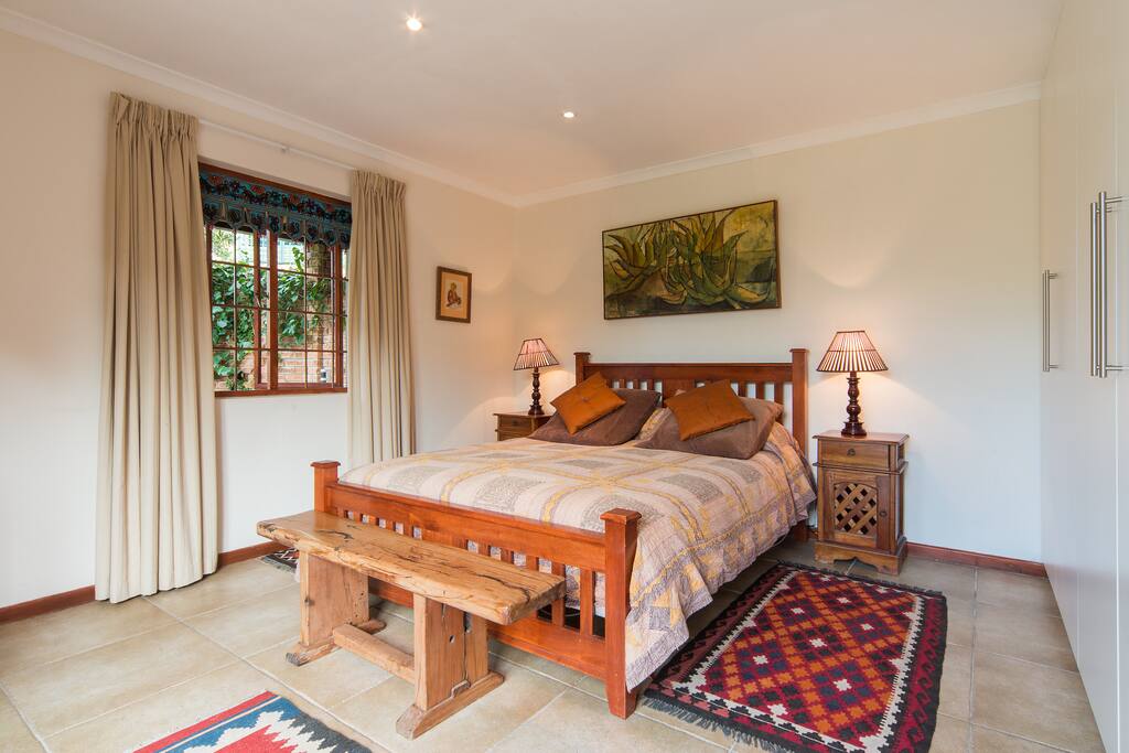 Double bed with good quality linens